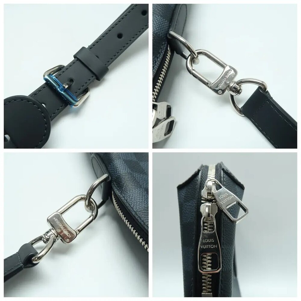 Louis Vuitton Blue Damier Graphite Canvas Satchel 1085-032425 - Picture 6 of 12